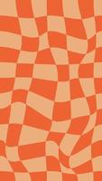 Groovy retro pattern illustration vector