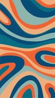 Bold abstract retro pattern illustration vector