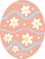 Easter egg illustration vector