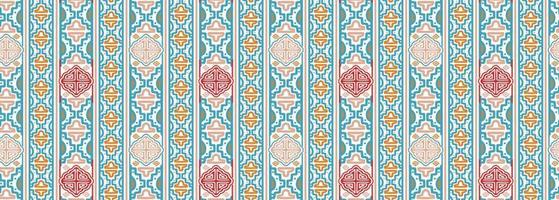 Pattern tribal art, Ethnic indian, korean, and chinese vector