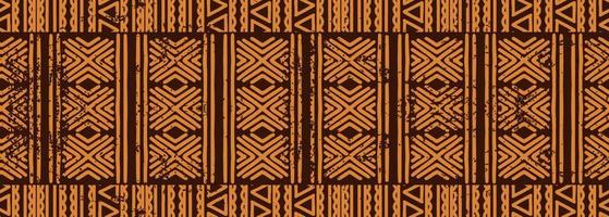 Seamless tribal pattern. Horizontal stripes, aztec maya texture. vector