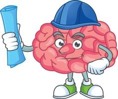 Brain Cartoon character vector