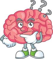 Brain Cartoon character vector