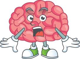 Brain Cartoon character vector