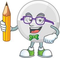 White pills Cartoon character vector