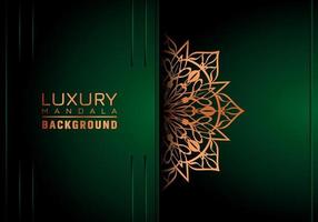 Luxury ornamental mandala background, arabesque style vector