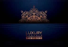 Luxury ornamental mandala background, arabesque style vector