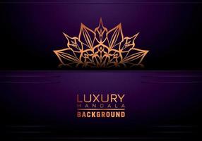 Luxury ornamental mandala background, arabesque style vector