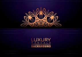 Luxury ornamental mandala background, arabesque style vector