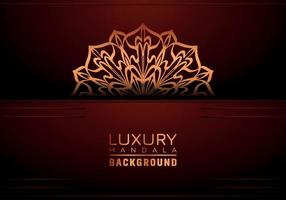 Luxury ornamental mandala background, arabesque style vector