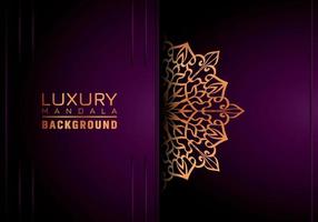 Luxury ornamental mandala background, arabesque style vector