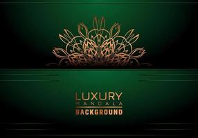 Luxury mandala background ornamental, arabesque style With Golden Arabesque Pattern Style. Decorative Mandala Ornament For Print, Brochure, Banner, Cover, Poster, Invitation Card vector