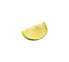 slice of lime isolated for design element png