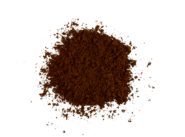 stacks of coffee grounds isolated png