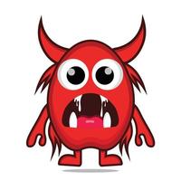 cute vector monsters design mascot kawaii