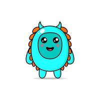 cute illustration monsters design mascot kawaii vector