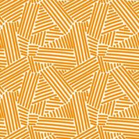 Seamless pattern with striped elements. Orange color. vector