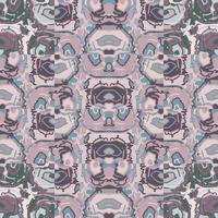Creative camouflage geometric ornament. Abstract camo seamless background pattern. vector