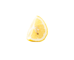 slice of lemon isolated for design element png