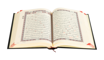 öppen helig quran isolerat png