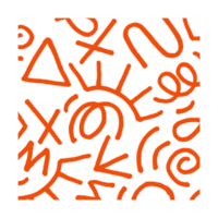 röd stroke design element png