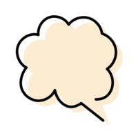 nube habla burbuja icono png