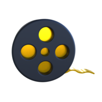 Film Reel 3D Icon png