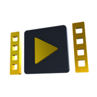 Film Reel 3D Icon png