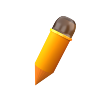 Bleistift 3D-Symbol png