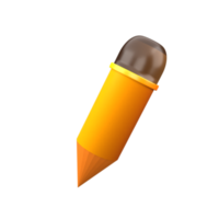 Pencil 3D Icon png