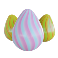 cute easter egg with ribbon png