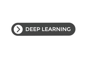 deep learning button vectors.sign label speech bubble deep learning vector