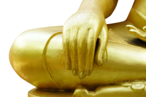 statue de Bouddha en or png