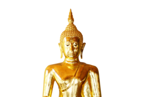 statue de Bouddha en or png