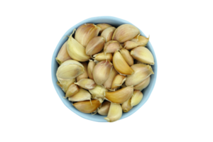 Garlic is an herb in a blue cup. png