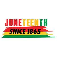 Juneteenth - Celebrate Freedom colorful vector typography design for print or use as poster, card, flyer or Banner