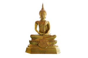 golden Buddha statue for worship png