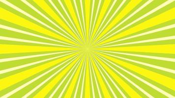 fondo de patrón de explosión de sol amarillo abstracto para elemento de diseño gráfico moderno. dibujos animados de rayos brillantes con colores para el fondo de pantalla del banner del sitio web y la decoración de la tarjeta de póster vector