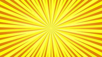 sunburst background with yellow and orange for colorful website banner and pop art graphic design vector