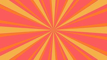 abstract orange sunburst pattern background for modern graphic design element. shining ray cartoon with colorful for website banner wallpaper and poster card decoration vector