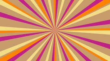 abstract brown sunburst pattern background for modern graphic design element. shining ray cartoon with colorful for website banner wallpaper and poster card decoration vector