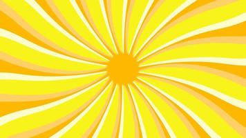 abstract yellow and orange sunburst pattern background for modern pop art graphic design element. shining ray cartoon with colorful for website banner wallpaper and poster card decoration vector