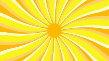 abstract yellow and orange sunburst pattern background for modern pop art graphic design element. shining ray cartoon with colorful for website banner wallpaper and poster card decoration vector