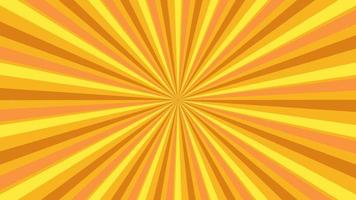 fondo de patrón de explosión de sol amarillo abstracto para elemento de diseño gráfico moderno. dibujos animados de rayos brillantes con colores para el fondo de pantalla del banner del sitio web y la decoración de la tarjeta de póster vector