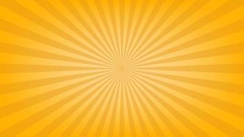 fondo de patrón de explosión de sol naranja abstracto para elemento de diseño gráfico moderno. dibujos animados de rayos brillantes con colores para el fondo de pantalla del banner del sitio web y la decoración de la tarjeta de póster vector