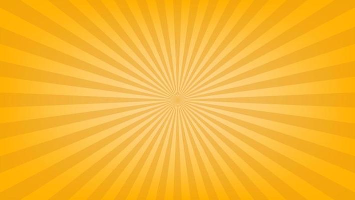 abstract orange sunburst pattern background for modern graphic design element. shining ray cartoon with colorful for website banner wallpaper and poster card decoration