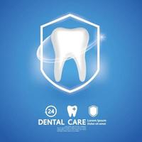 Dental care creative concept. vector