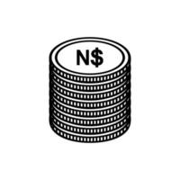 Namibia Currency Symbol, Namibian Dollar Icon, NAD Sign. Vector Illustration