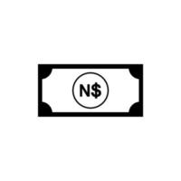 Namibia Currency Symbol, Namibian Dollar Icon, NAD Sign. Vector Illustration