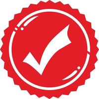 check mark button icon verifiead vector